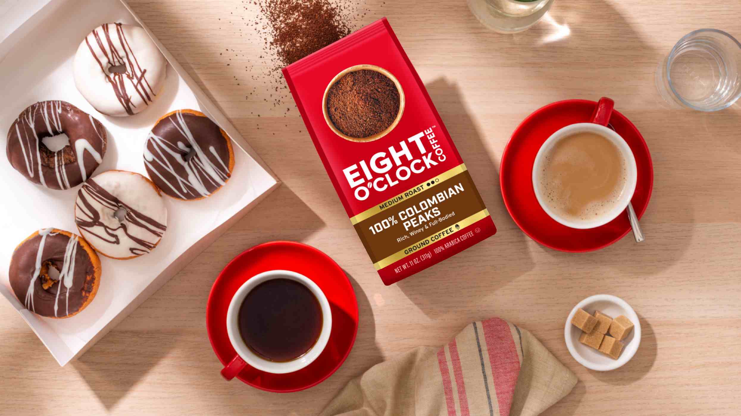Eight O'Clock 100% Colombian Peaks Medium Roast Ground Coffee