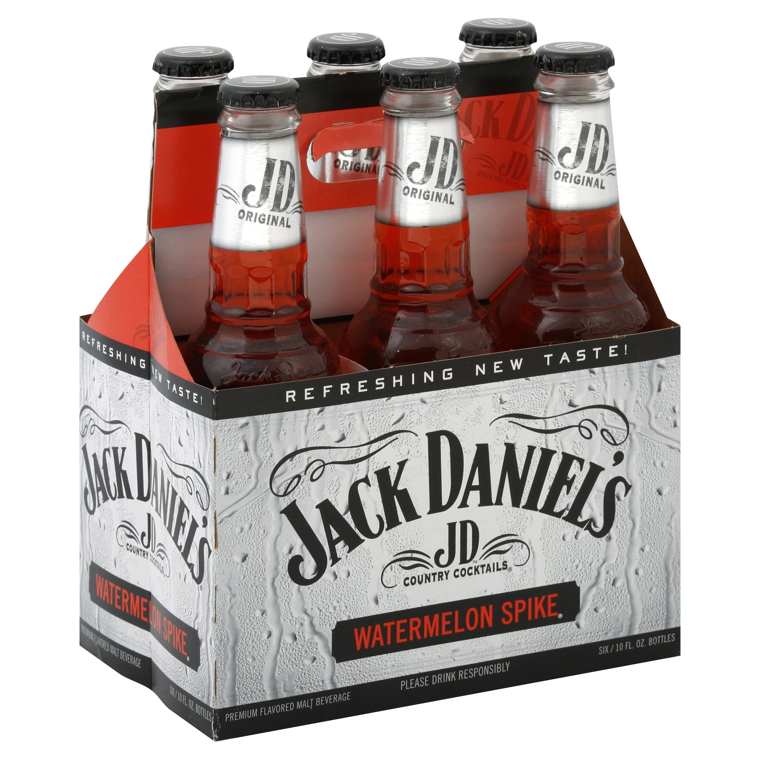 Jack Daniel S Country Cocktails Watermelon Spike 10 Oz Bottles Shop Malt Beverages Coolers At H E B