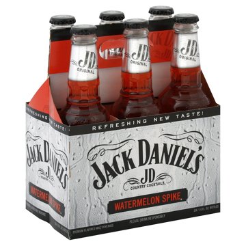 Jack Daniel's Country Cocktails Watermelon Spike 6 pk Bottles, 10 oz