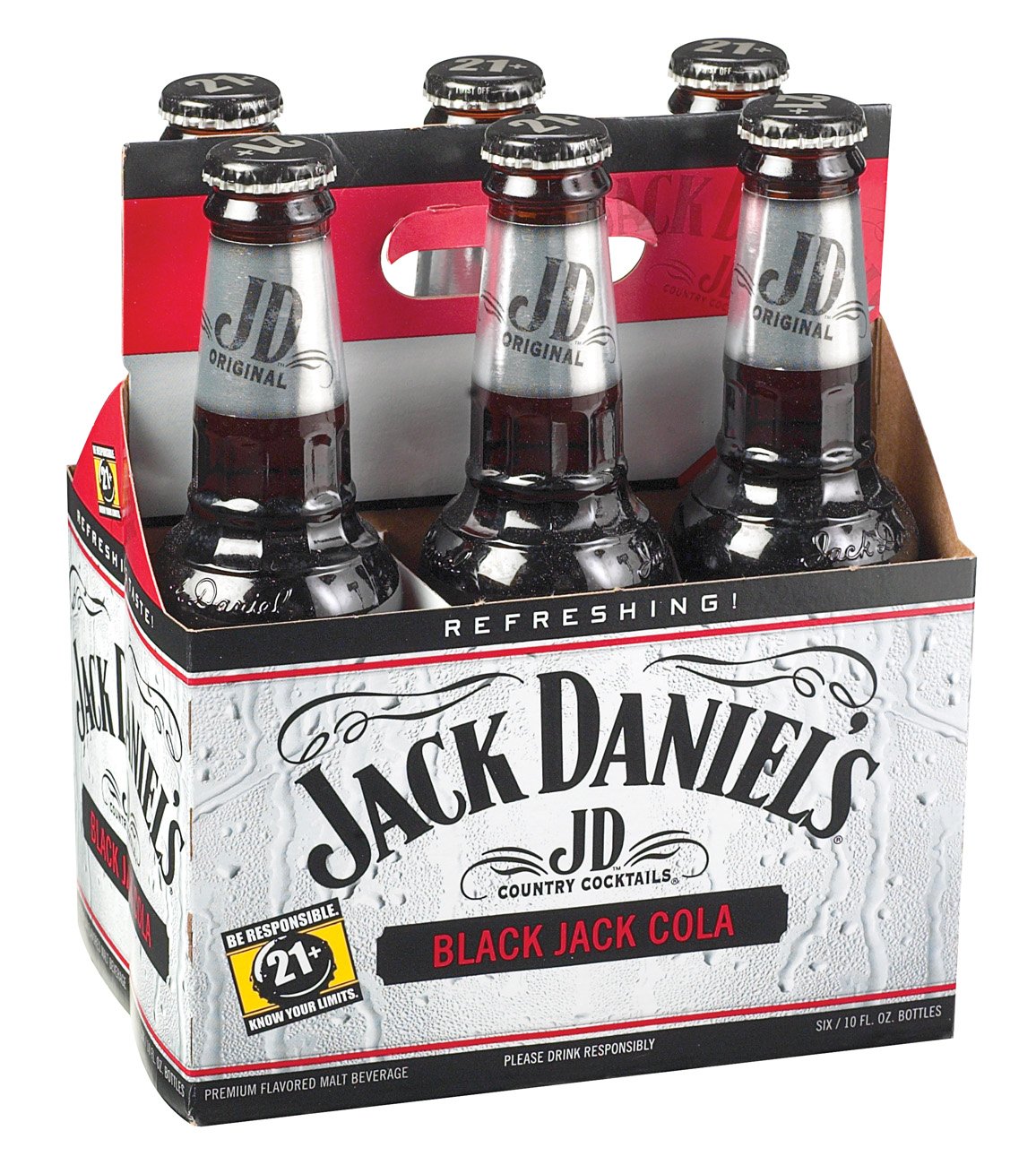 Jack Daniel's Country Cocktails Black Jack Cola 6 Pack ...