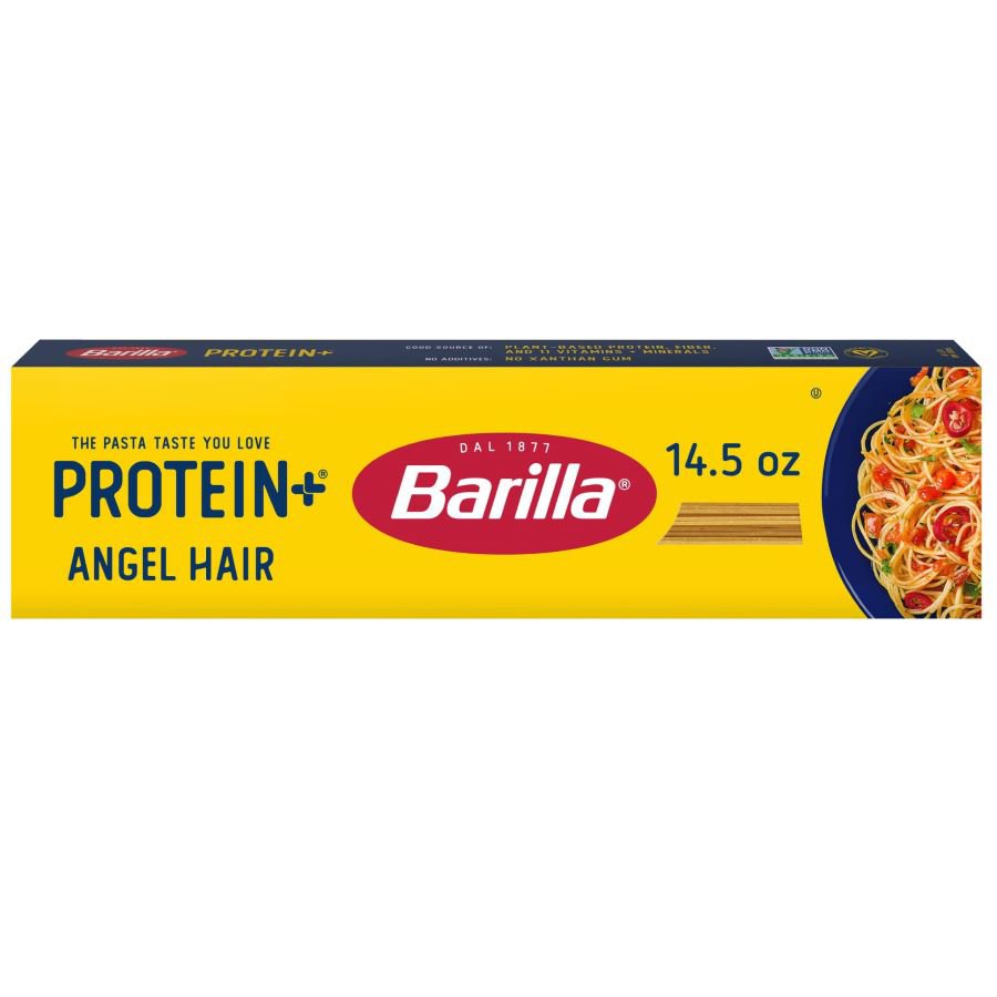 Barilla Protein + Angel Hair Pasta Shop Pasta at HEB