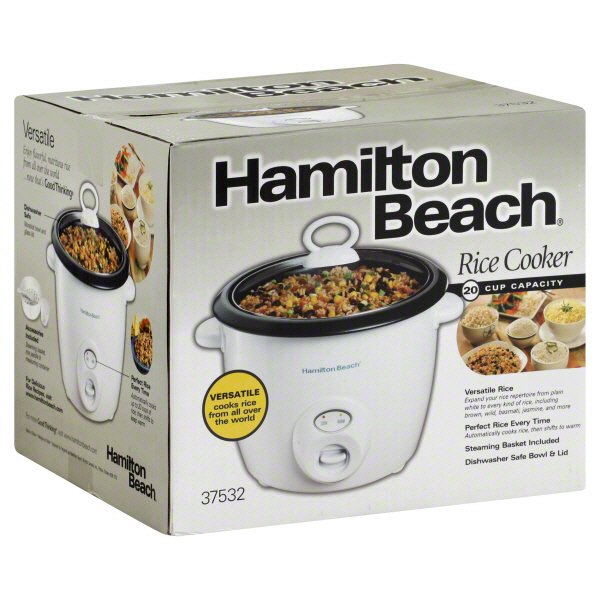 Hamilton Beach Rice Cooker, 20 Cup Capacity