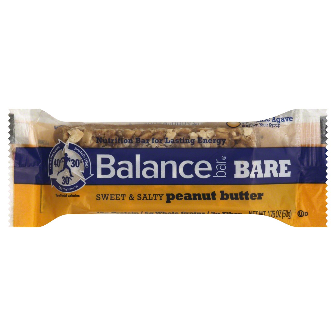 Balance Bar Bare Sweet and Salty Peanut Butter Nutrition Energy Bar