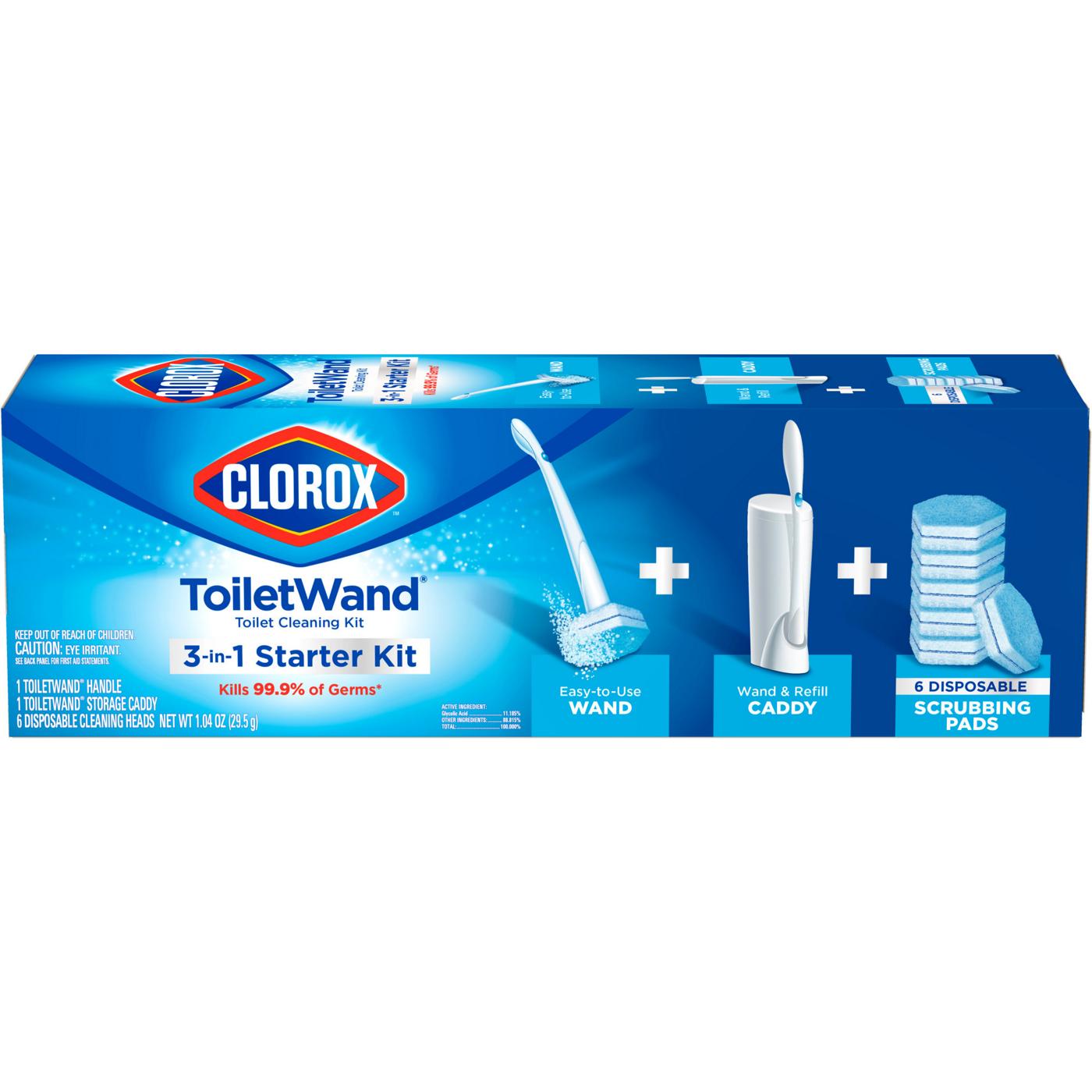 Clorox Toilet Wand 3-in-1 Starter Kit; image 1 of 9