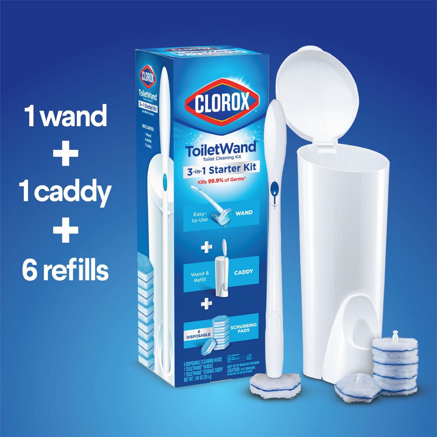 Clorox Toilet Wand 3-in-1 Starter Kit; image 2 of 9