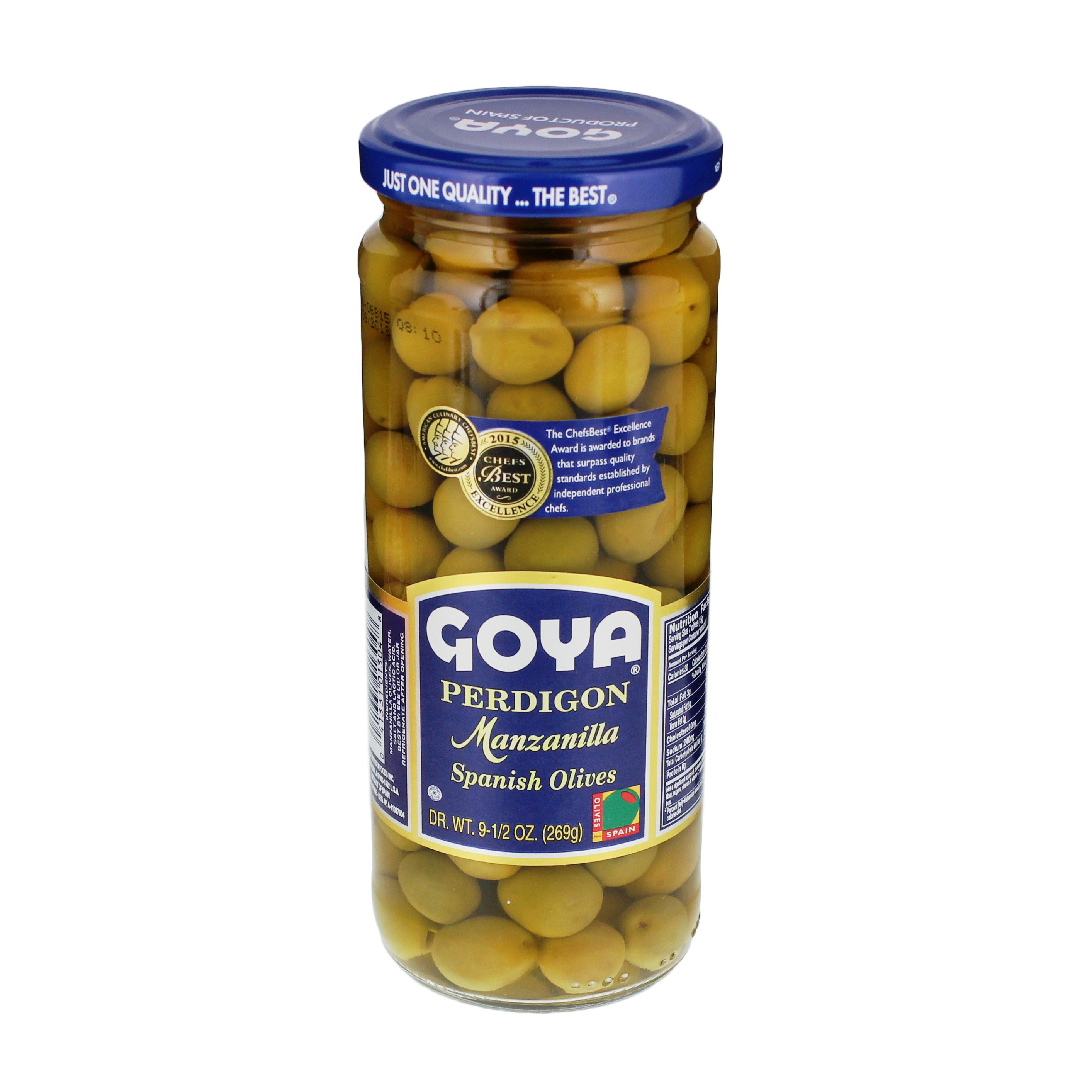 Goya Perdigon Manzanilla Spanish Olives Shop Canned & Dried Food at HEB