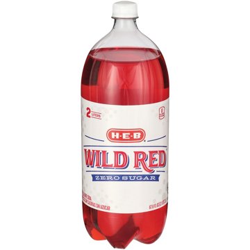 H-E-B Zero Sugar Wild Red Soda