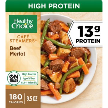 Healthy Choice Cafe Steamers Beef Merlot Frozen Meal