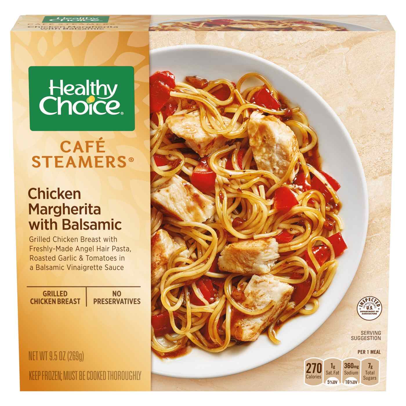 Healthy Choice Café Steamers Chicken Margherita Frozen Meal; image 1 of 7