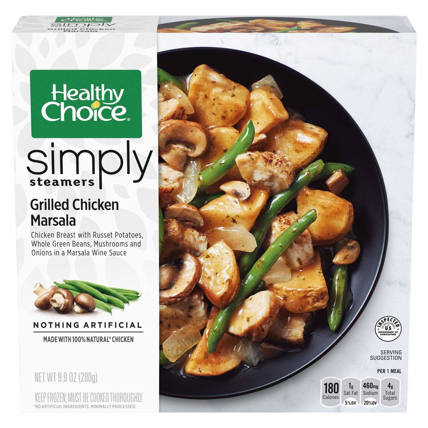 Healthy Choice Simply Steamers Grilled Chicken Marsala Frozen Meal; image 1 of 7