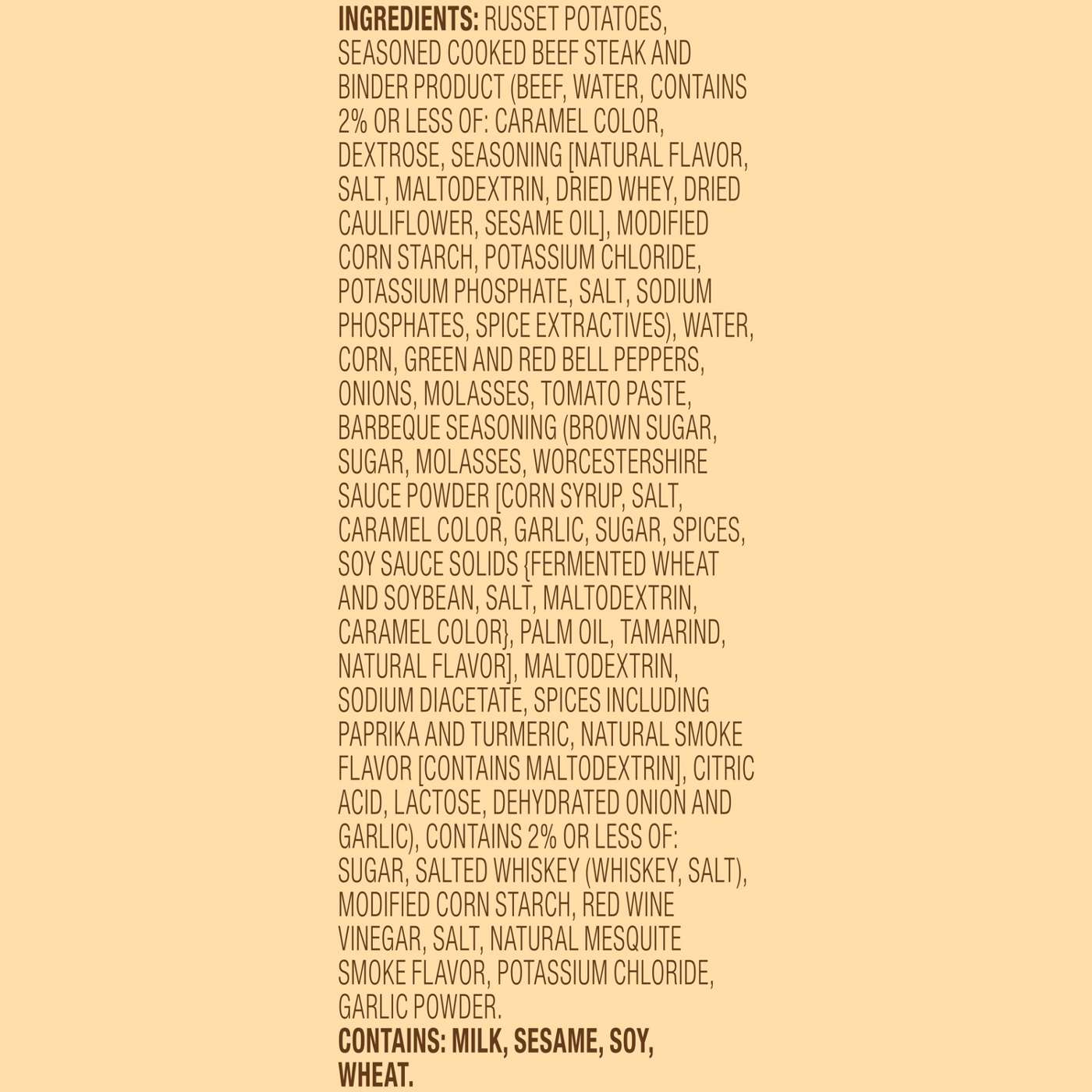 Healthy Choice Café Steamers BBQSeasoned Steak & Potatoes Frozen Meal