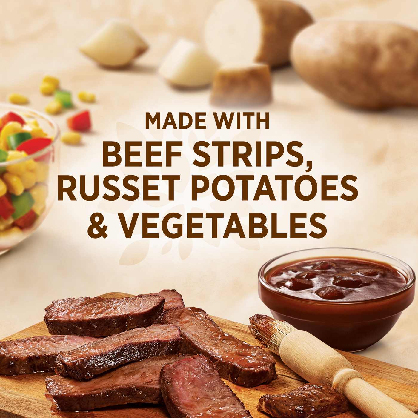 Healthy Choice Café Steamers BBQ-Seasoned Steak & Potatoes Frozen Meal; image 5 of 7