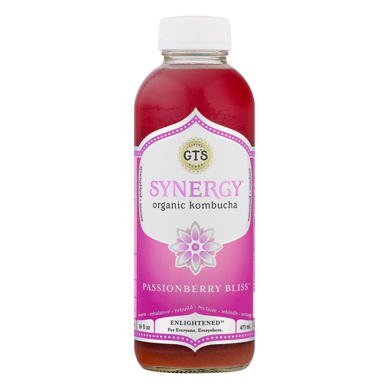 SYNERGY HEARTS G80 500g 3セット GT's Synergy Passionberry Bliss Organic Kombucha, 16 oz | Central