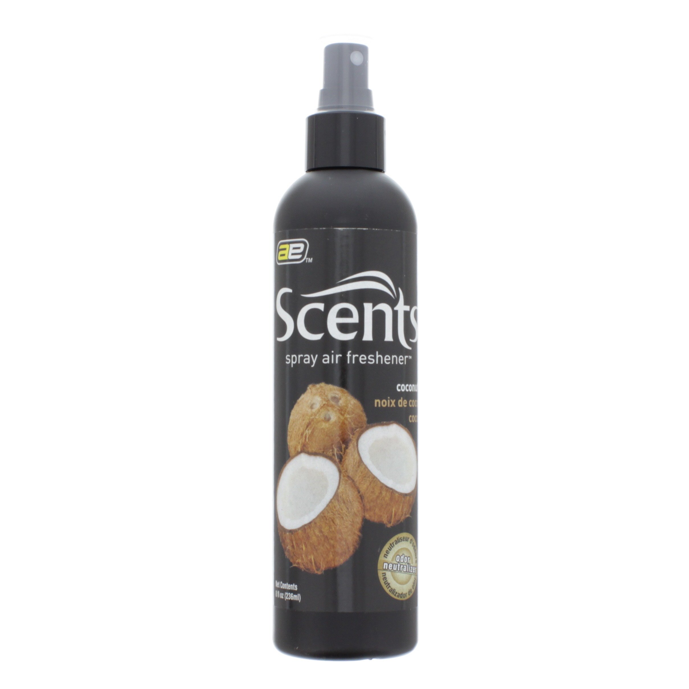 Auto Expressions Scents Spray Air Freshener, Coconut Shop Car