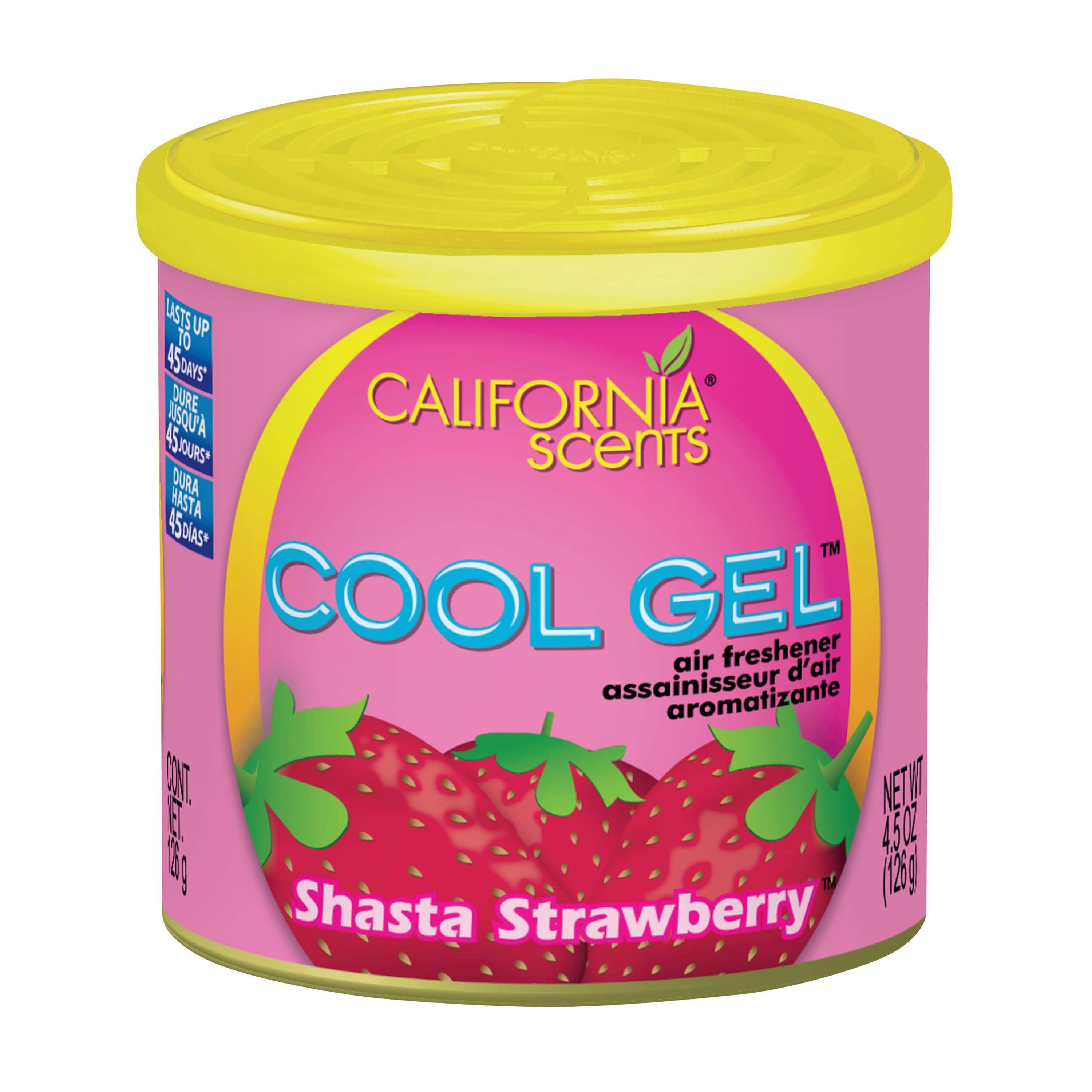 California Scents Car Scents Shasta Strawberry Cool Gel Air