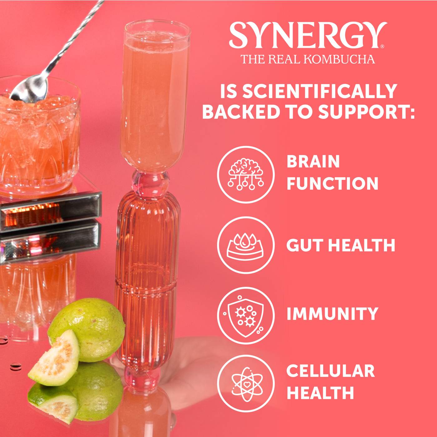 GT's Guava Goddess Kombucha; image 4 of 7