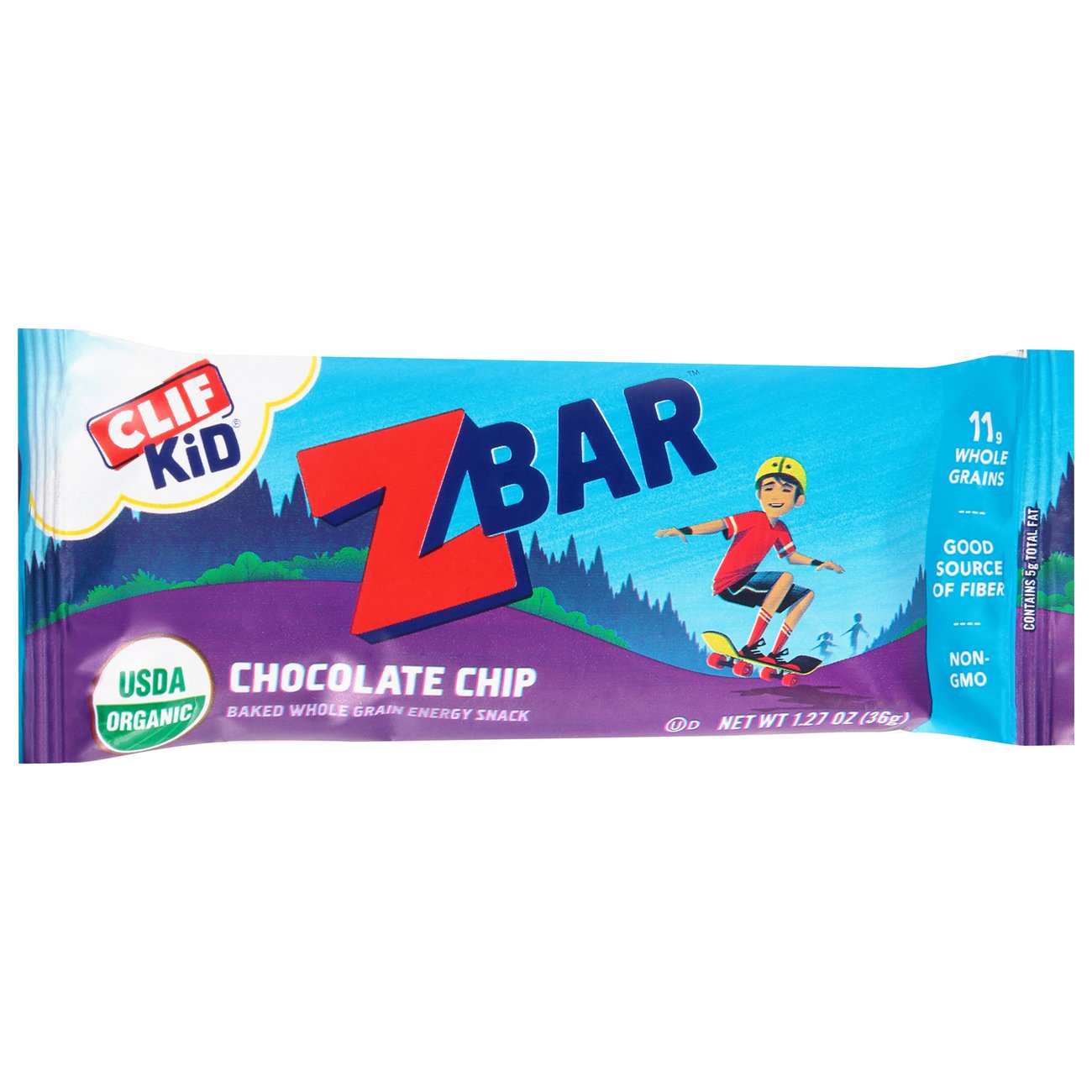 Clif Kid Organic Chocolate Chip Z Bar Shop Granola & Snack Bars at HEB