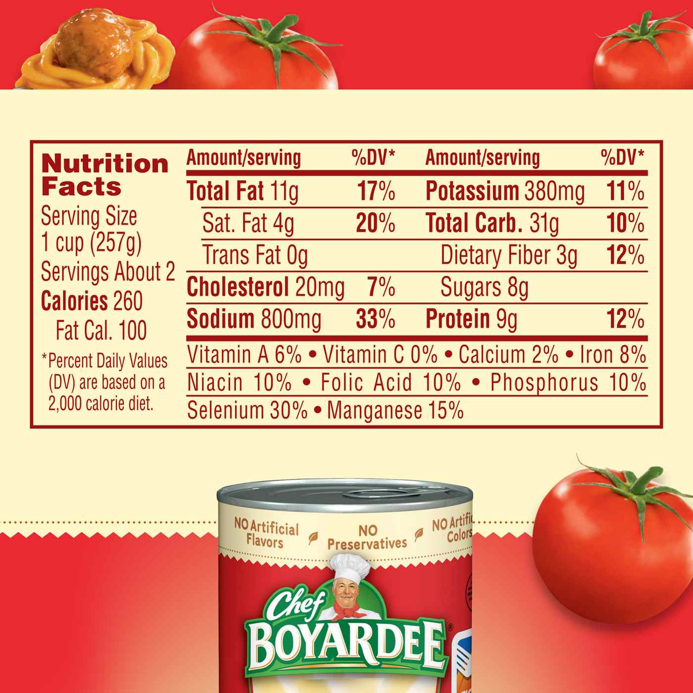 Chef Boyardee Spaghetti and Meatballs; image 3 of 4