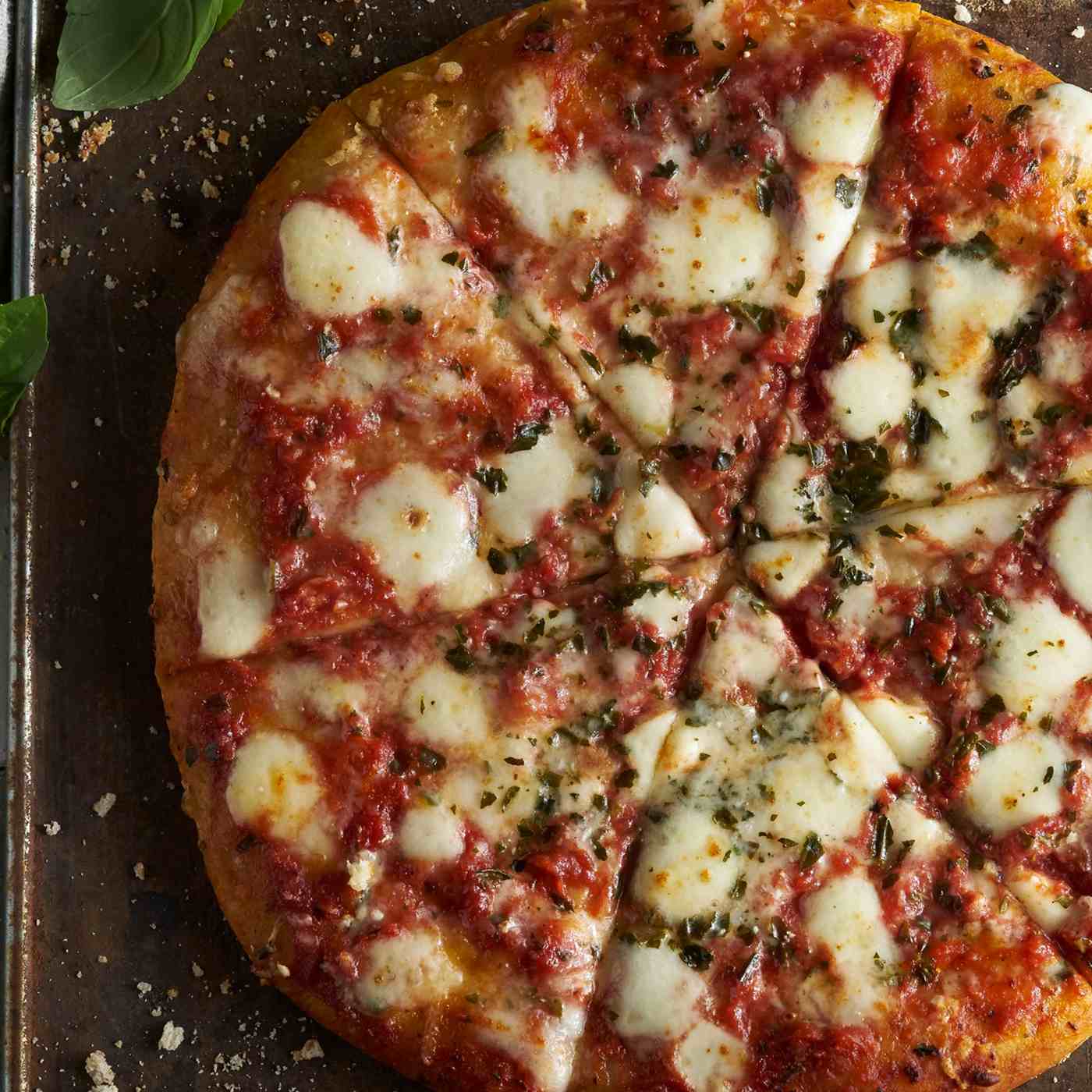 Amy's 11g Protein Frozen Margherita Pizza; image 3 of 12