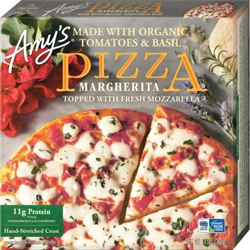 Amy's 11g Protein Frozen Margherita Pizza, 13 oz