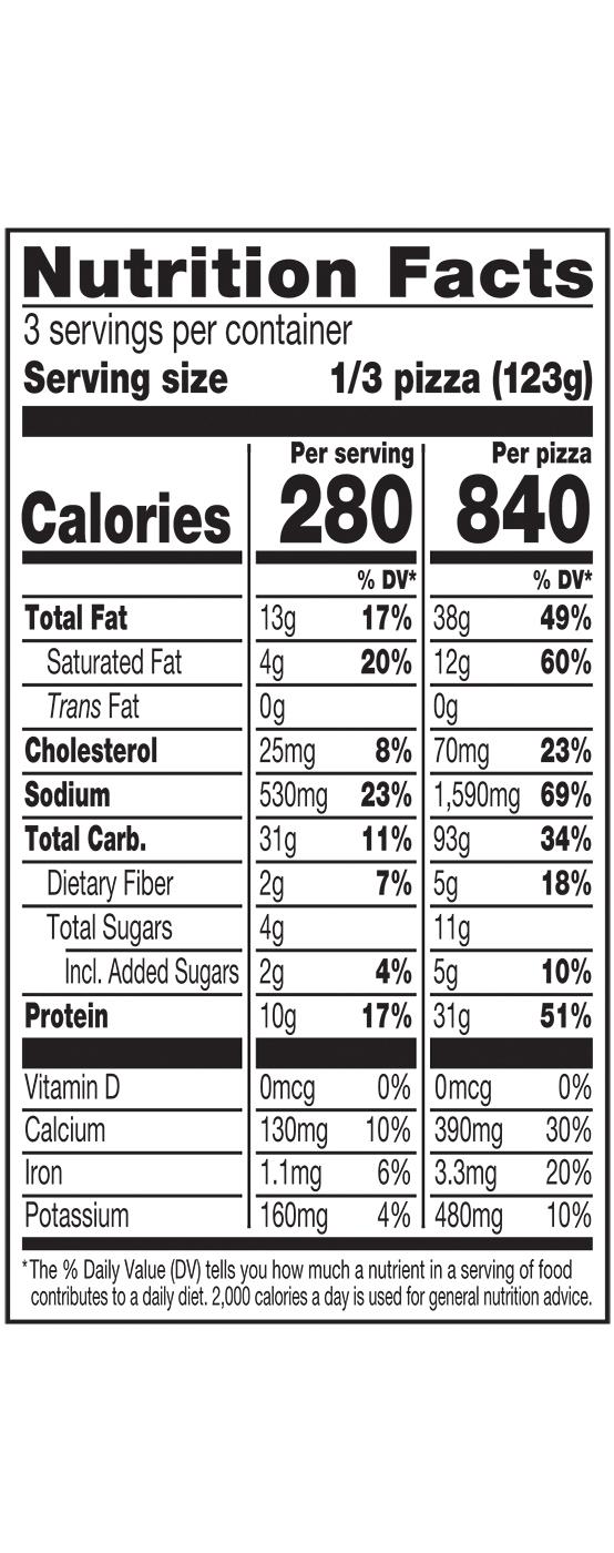 Amy's 11g Protein Frozen Margherita Pizza; image 6 of 12