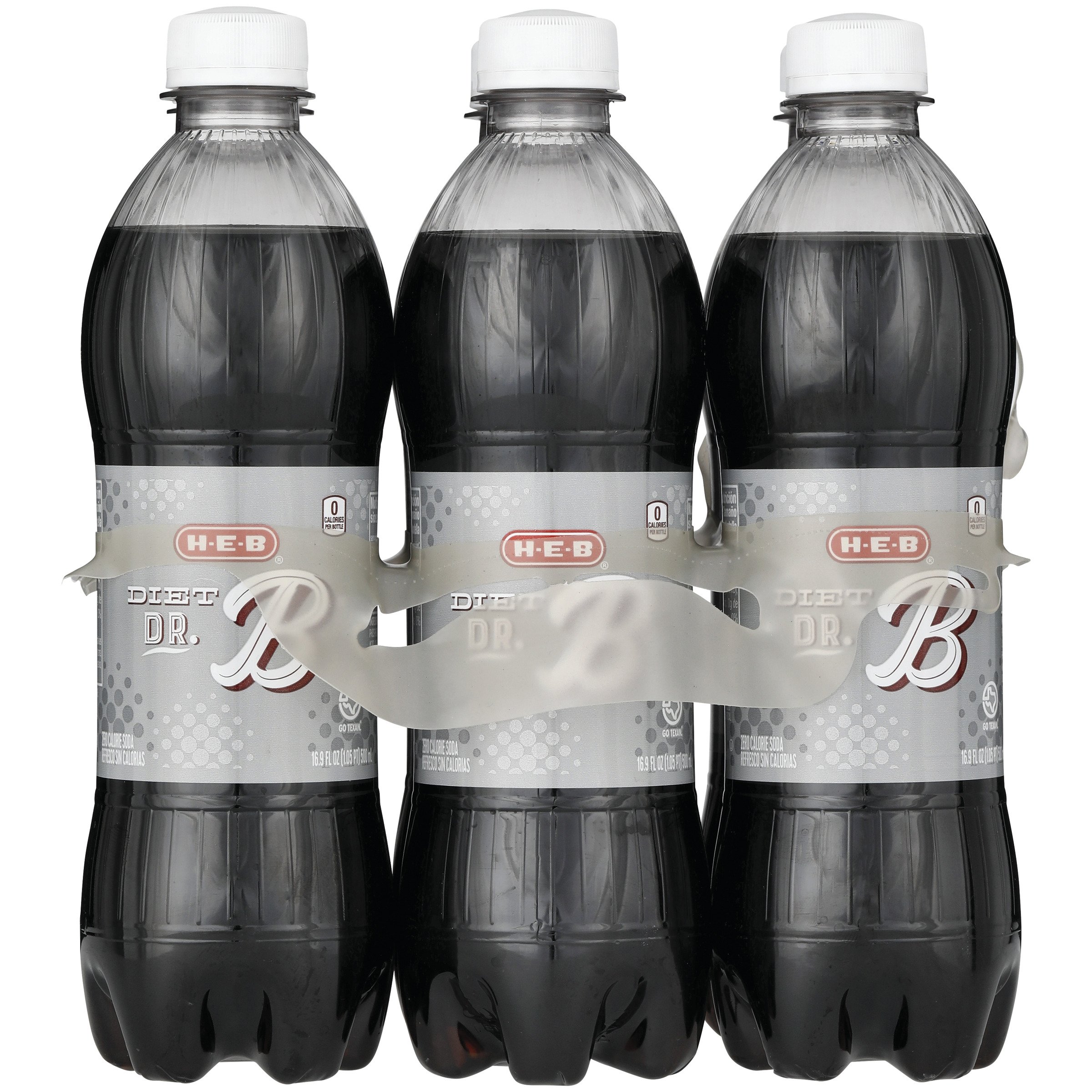 HEB Diet Dr. B Soda 16.9 oz Bottles Shop Soda at HEB