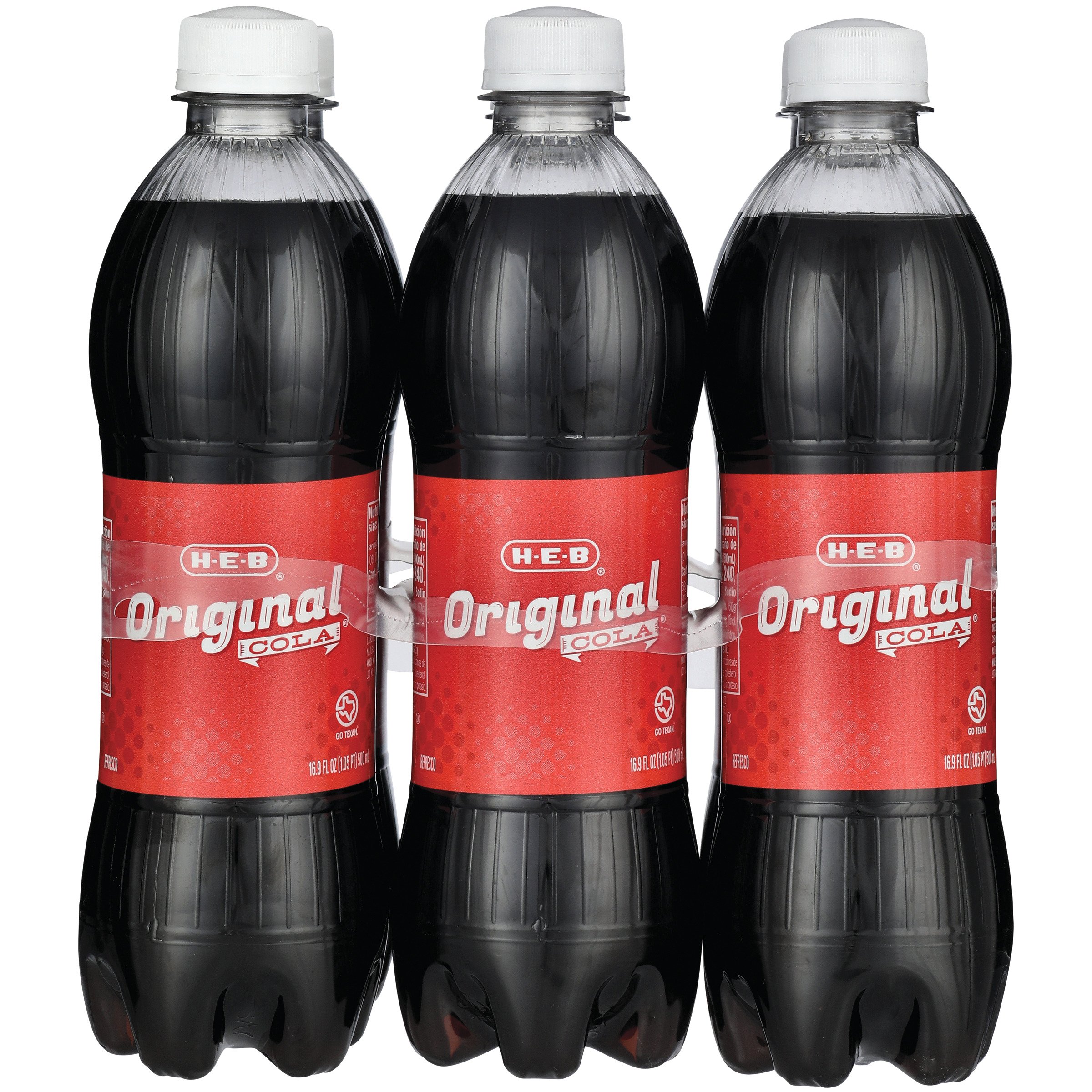 H-E-B Original Cola 16.9 Oz Bottles - Shop Soda At H-E-B