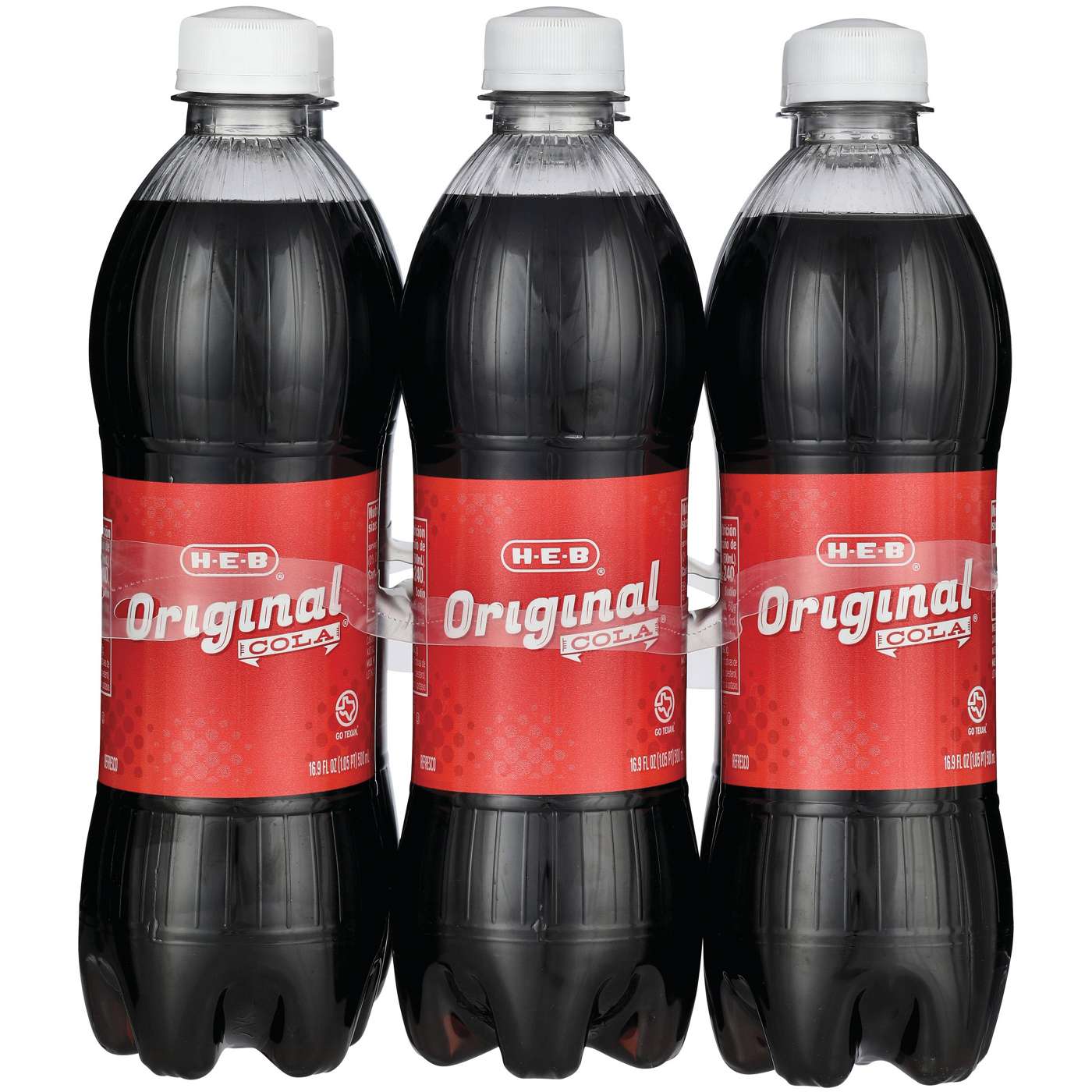 H-E-B Original Cola 6 pk Bottles; image 1 of 2