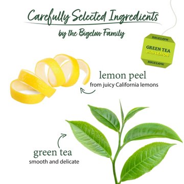 Bigelow Green Tea with Lemon Tea Bags