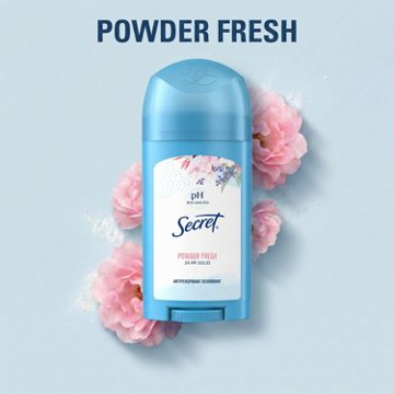Secret 24 Hr Solid Antiperspirant Deodorant - Powder Fresh, 2.7 oz