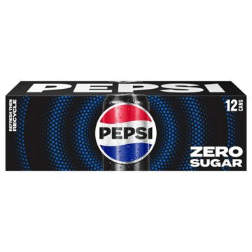 Pepsi Zero Sugar Cola Soda Soft Drink 12 pk Cans