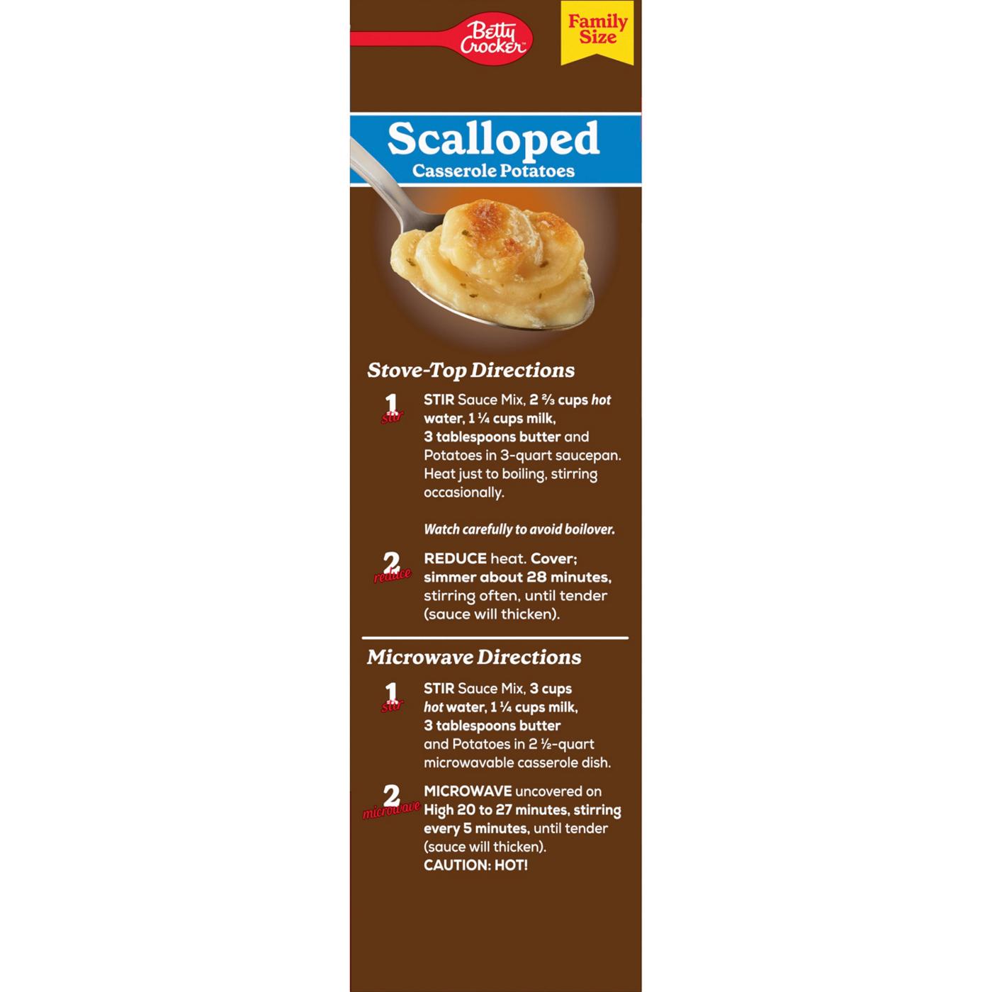 BETTY CROCKER Scalloped Potatoes Value Size; image 2 of 2