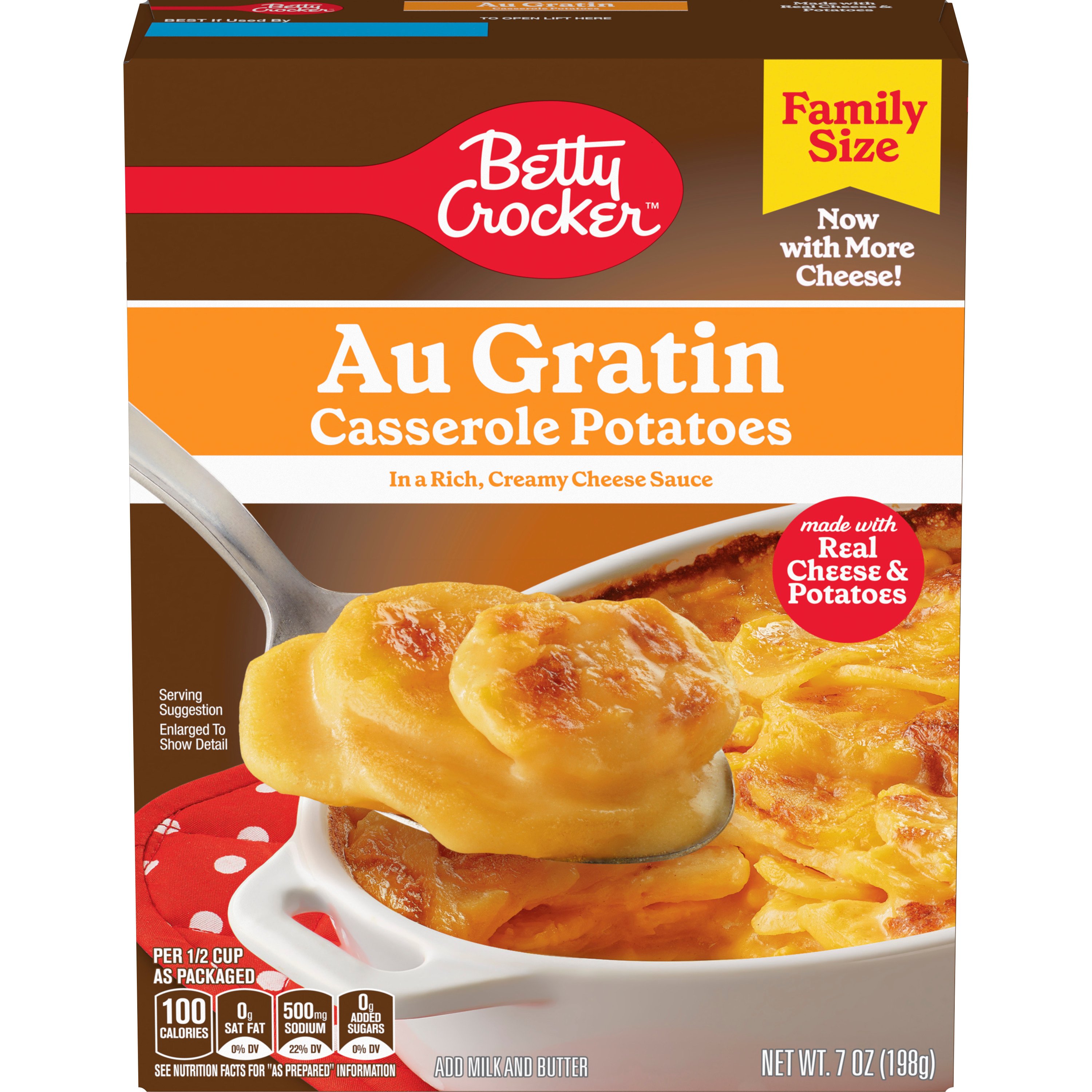 Betty Crocker Au Gratin Potatoes Value Size - Shop Pantry Meals at H-E-B