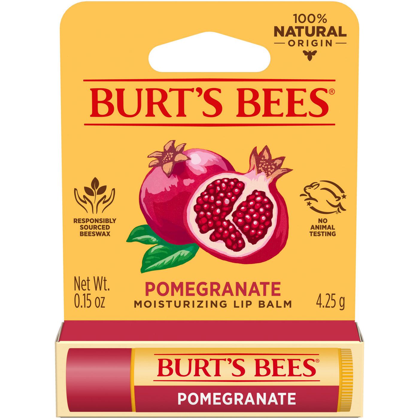 Burt's Bees Replenishing Lip Balm with Pomegranate Oil; image 1 of 5