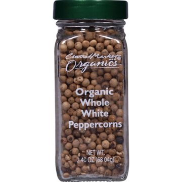 Central Market Organics Whole White Peppercorns