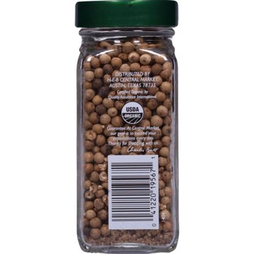 Central Market Organics Whole White Peppercorns