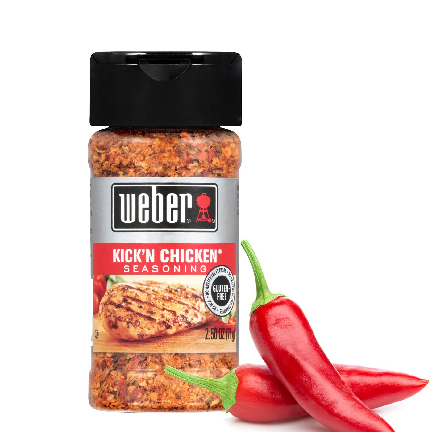 Weber Seasoning, Kick'n Chicken - 2.50 oz