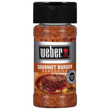 Weber Gourmet Burger Seasoning, 2.75 oz