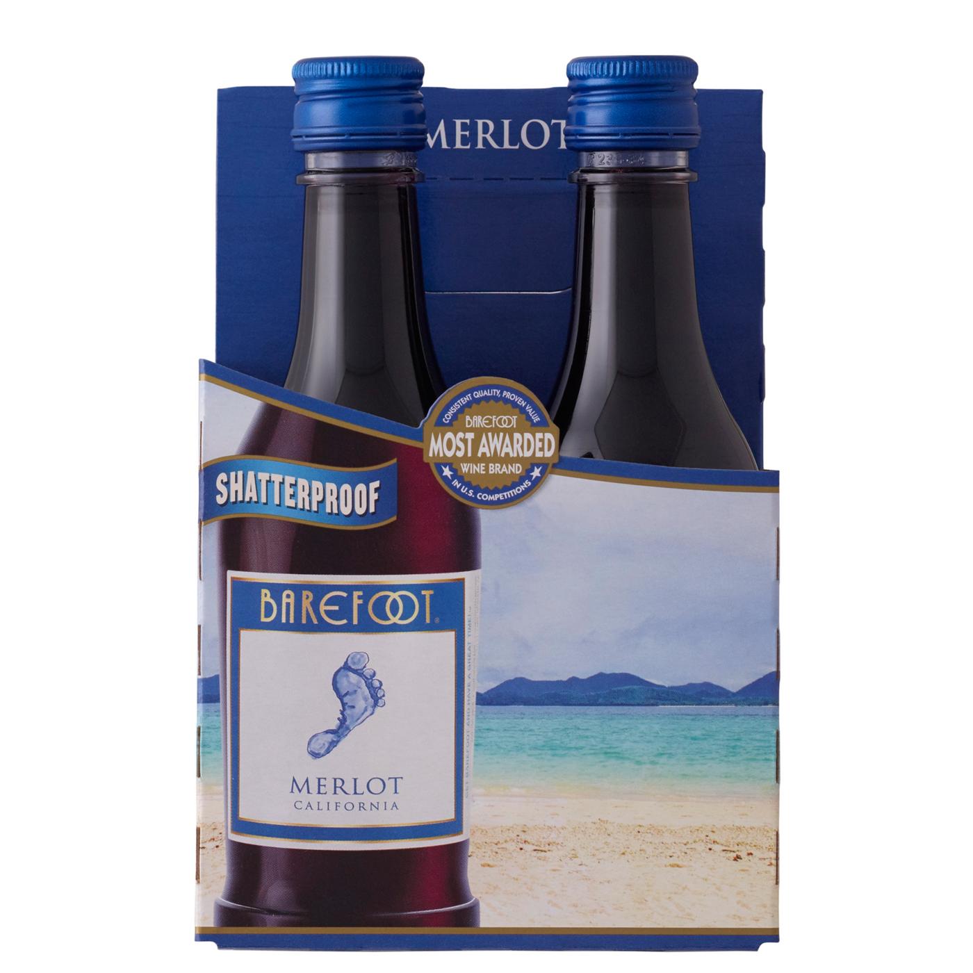 Barefoot Merlot Red Wine 187 mL; image 1 of 6