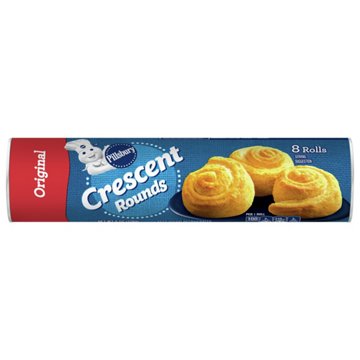 Pillsbury Place 'N Bake Original Crescent Rounds, 8 ct