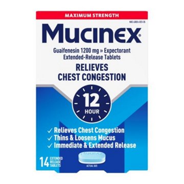 Mucinex SE - Max Strength Extended Release Bi-Layer Tablets, 14 ct
