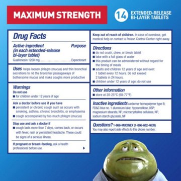 Mucinex SE - Max Strength Extended Release Bi-Layer Tablets