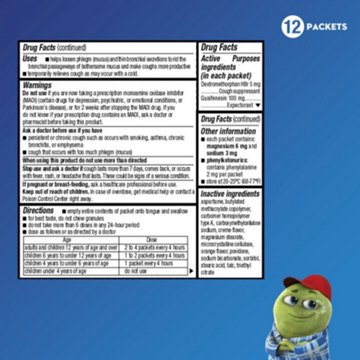 Mucinex Children's Mini-Melts - Cough and Chest Congestion Orange Crème