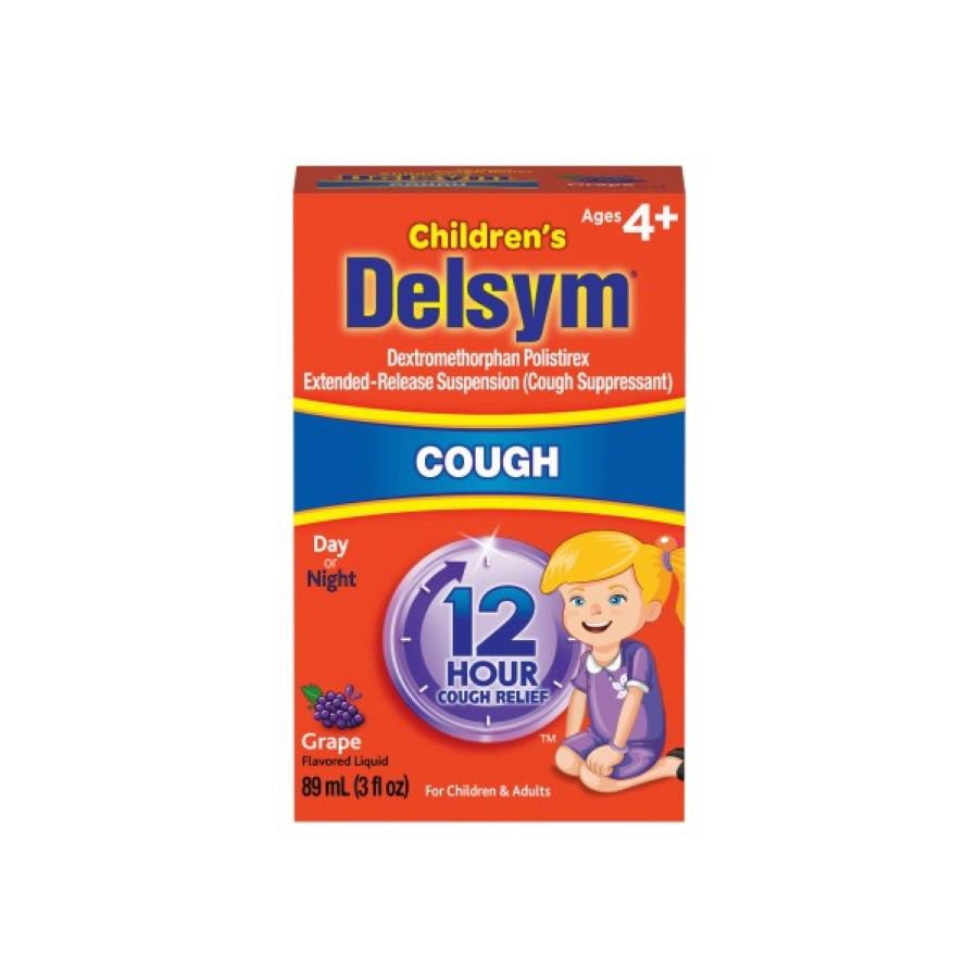Delsym Children's 12 hour Grape Cough Relief Liquid Shop Cough, cold