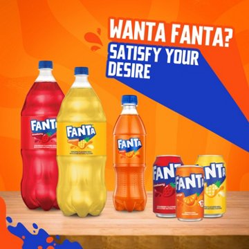 Fanta Orange Soda Soft Drink Glass Bottle