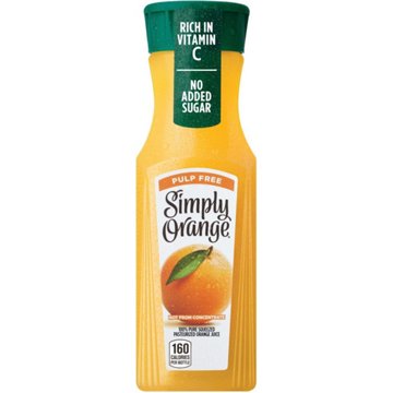 Simply Orange Pulp Free Orange Juice