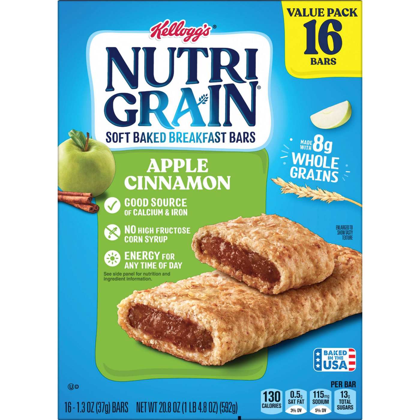 Nutri-Grain Apple Cinnamon Soft Baked Breakfast Bars; image 2 of 5