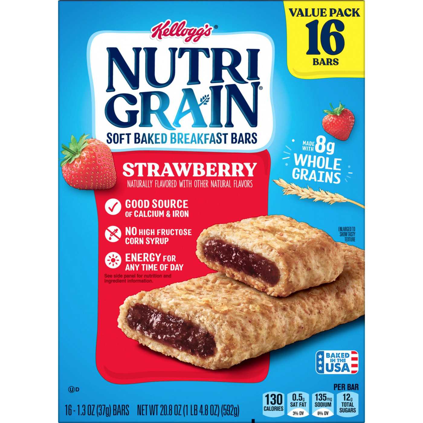 Nutri-Grain Strawberry Soft Baked Breakfast Bars; image 4 of 5