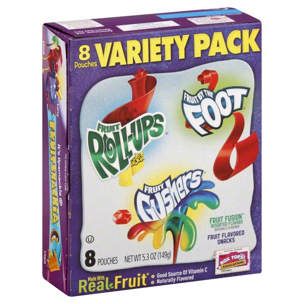 Betty Crocker Fruit Fusion Assorted Flavors Fruit Flavored Snacks ...