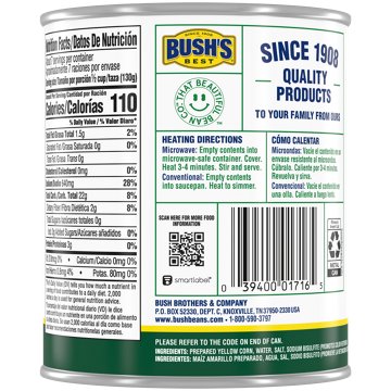 Bush's Best Golden Hominy, 30 oz